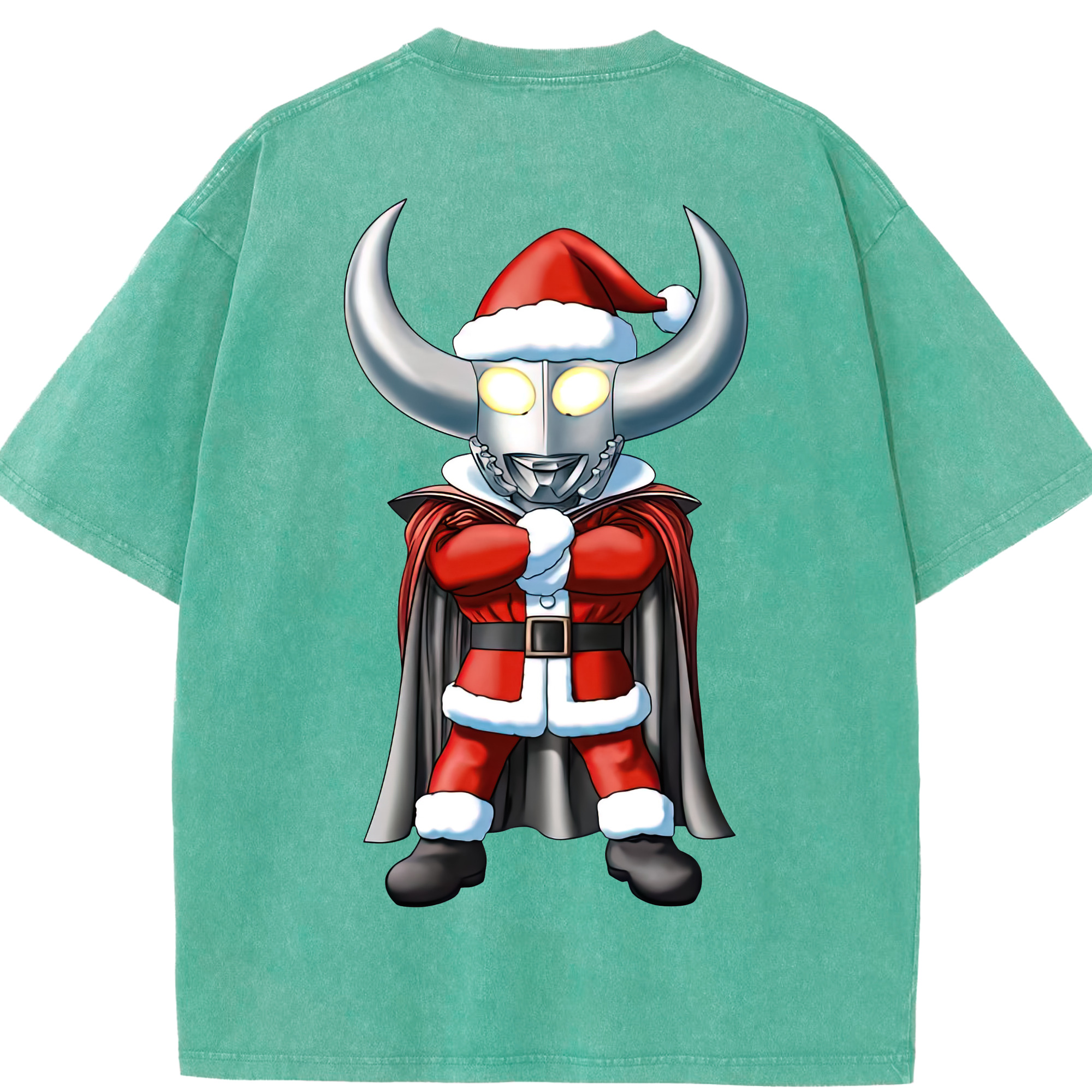 （画像用） ウルトラマン Ultraman 綿100% ヴィンテージ風 半袖Tシャツ（背面プリント）